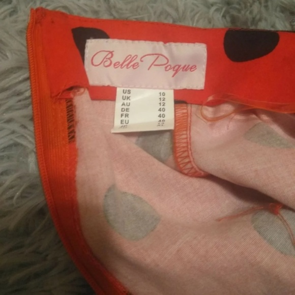 VINTAGE | Red/Black Polka Dotted Dress! - Picture 8 of 8